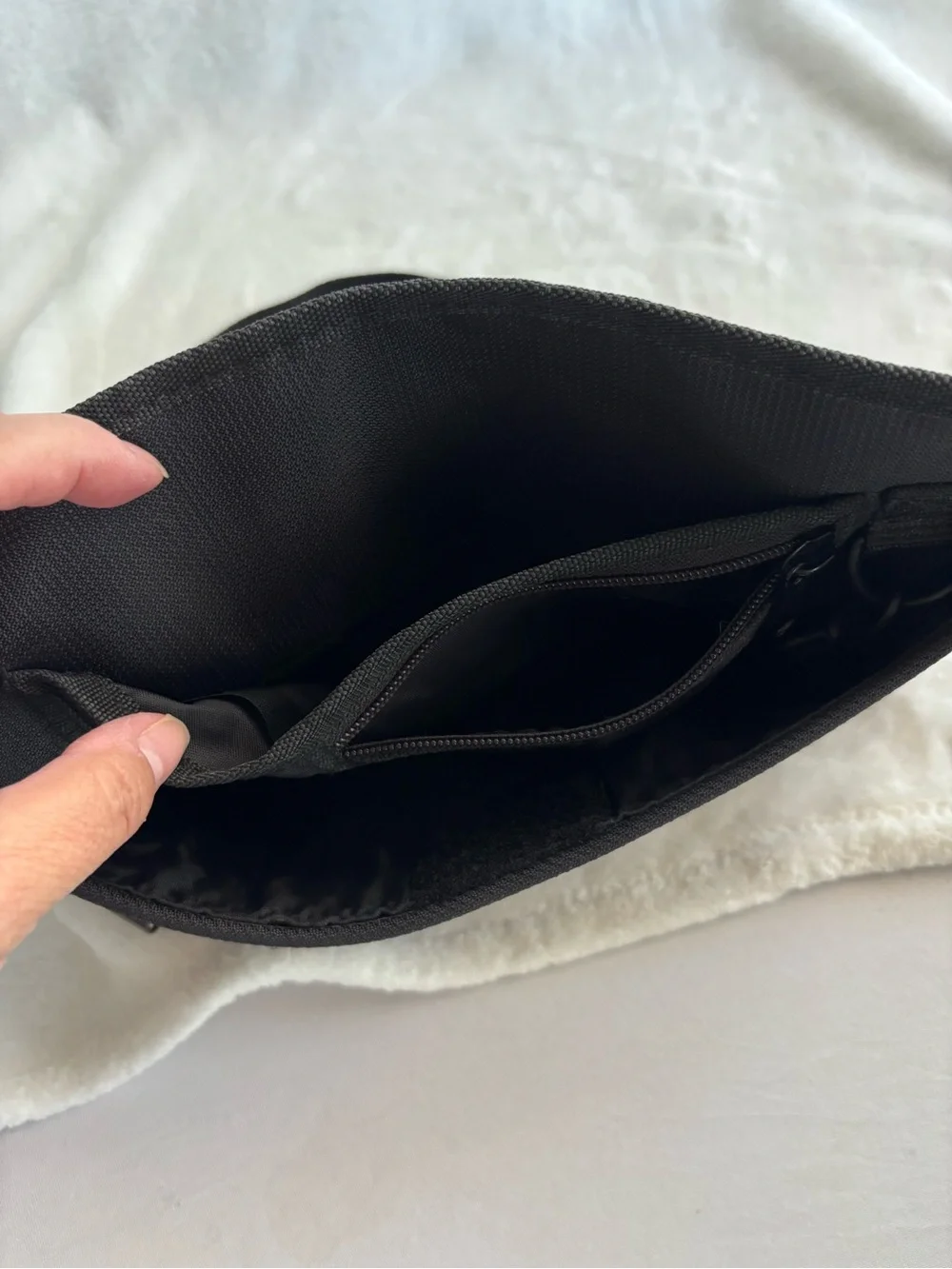 DIESEL Belt Bag Fanny Pack Black Adjustable Strap